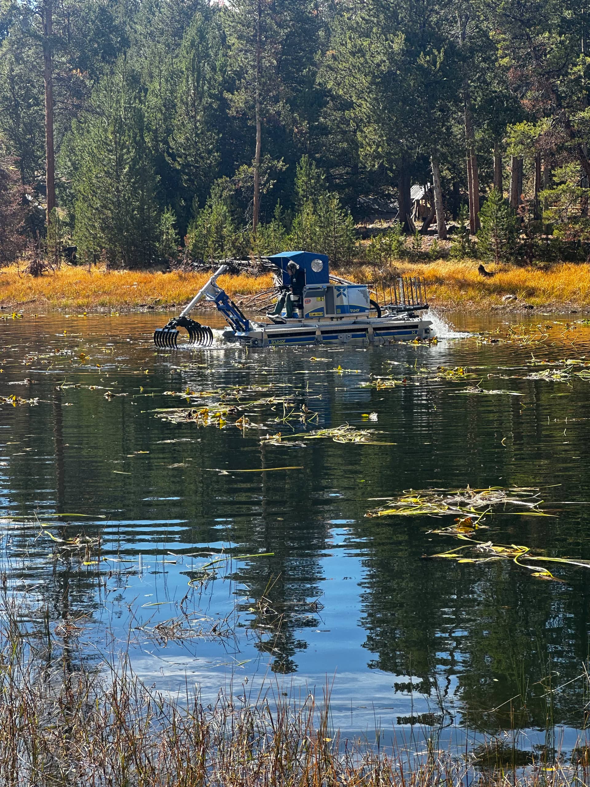 Wide harvest deck by The Water Raptor