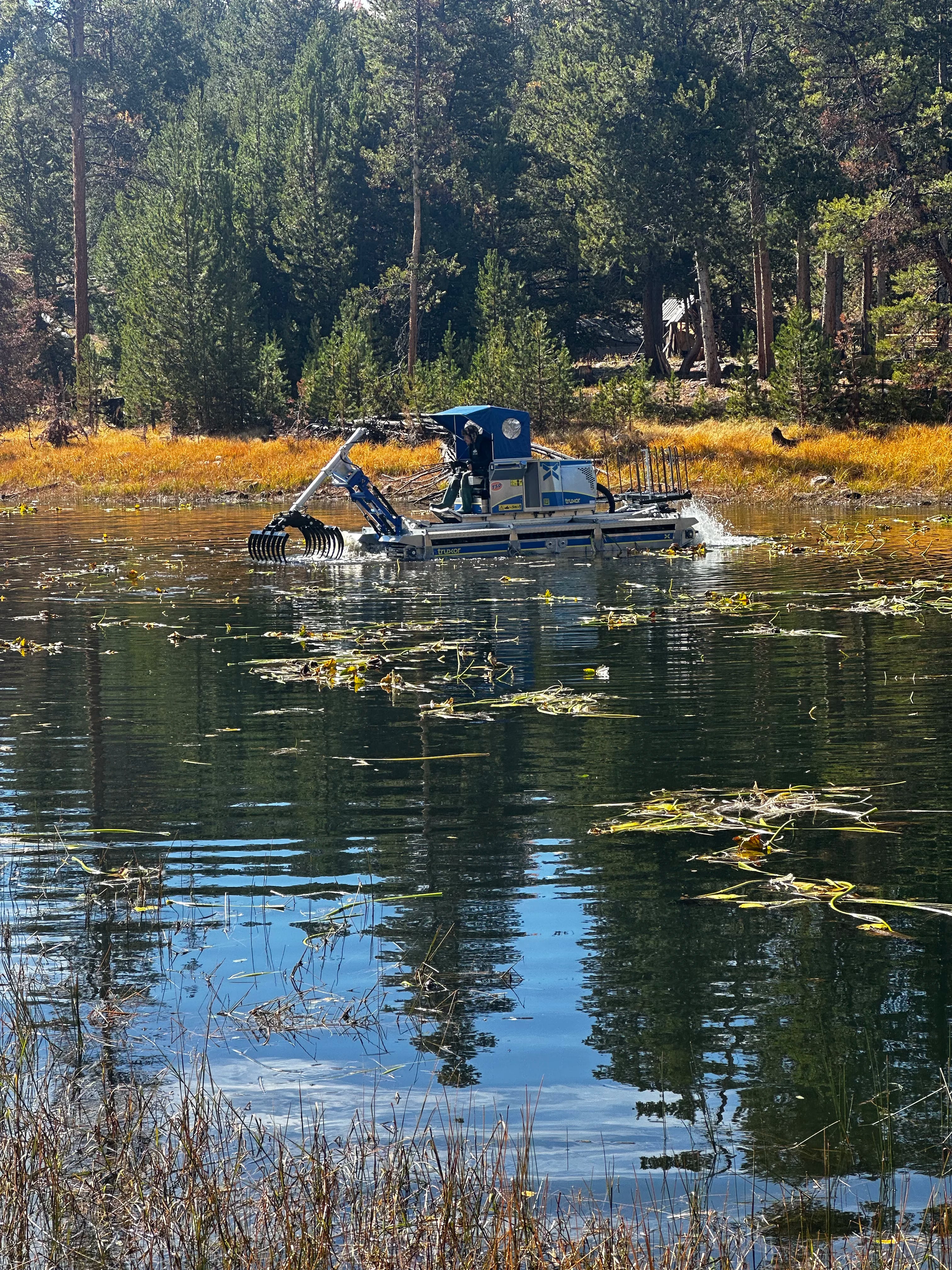 Wide harvest deck by The Water Raptor