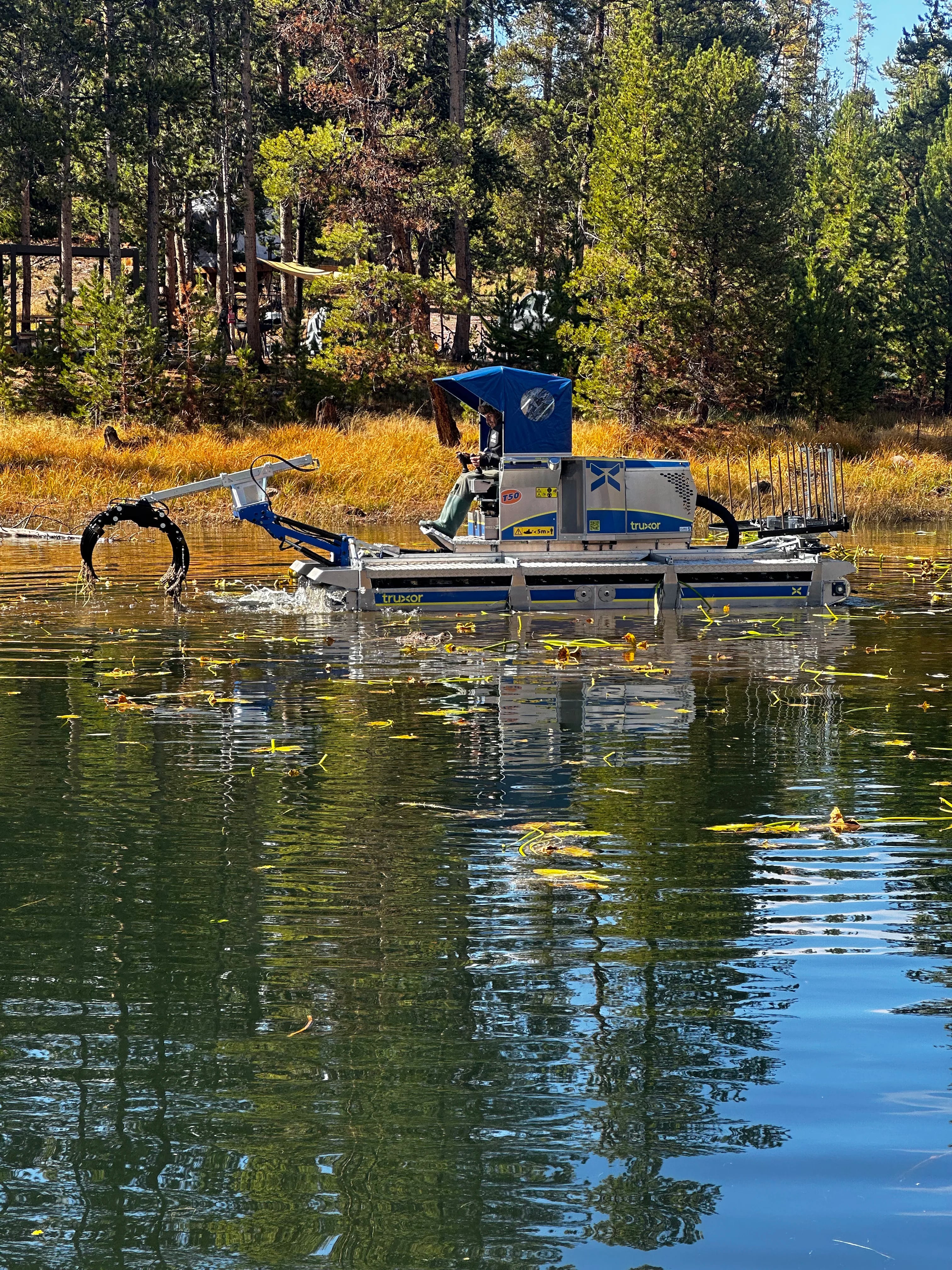 Biomass stacking by The Water Raptor