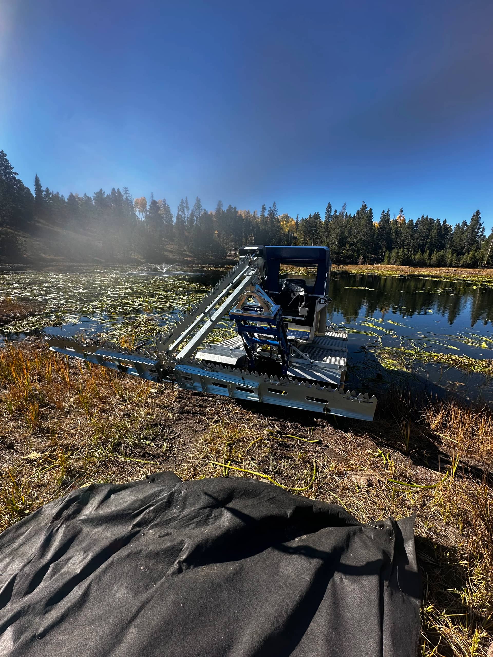 Muck removal by The Water Raptor