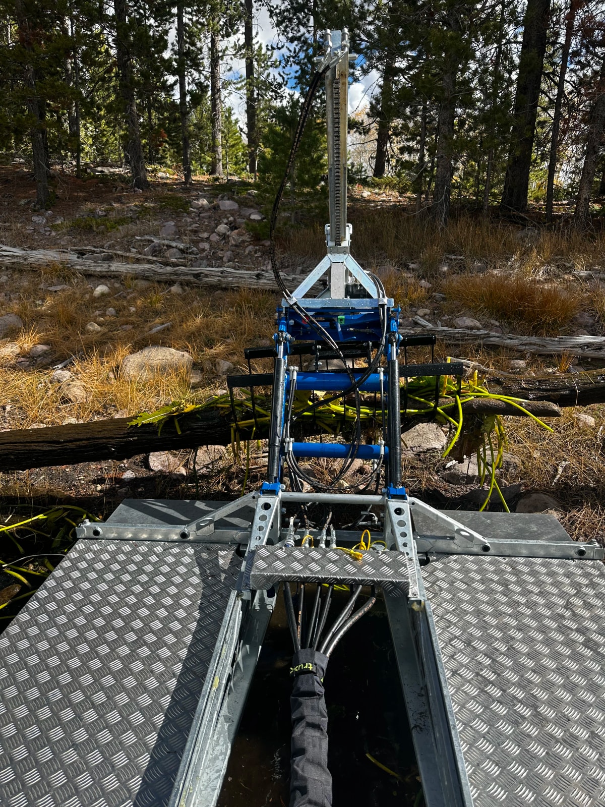 Drone herbicide launch